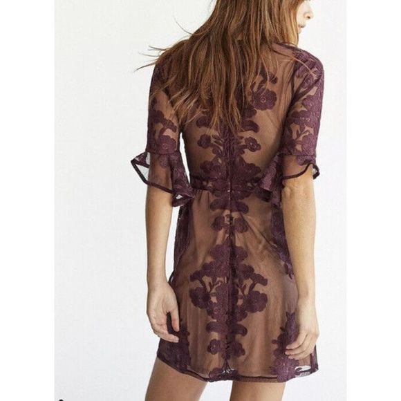 Free People For Love & Lemons Temecula Mini Dress - Picture 3 of 7